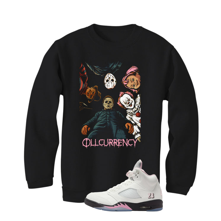 Air Jordan 5 OG 35th Anniversary Matching T-Shirt, Sweatshirts & Hoodies Black T-Shirt (illcurrency Nightmare)| illcurrency
