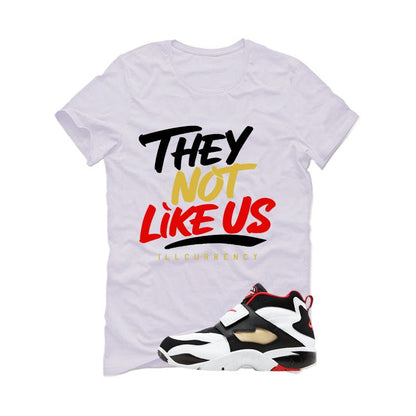 Nike Air Diamond Turf Falcons White T-Shirt (They not like us)| illcurrency