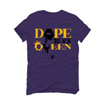 Air Jordan 12 “Field Purple” Purple T-Shirt (Dope Black Queen)