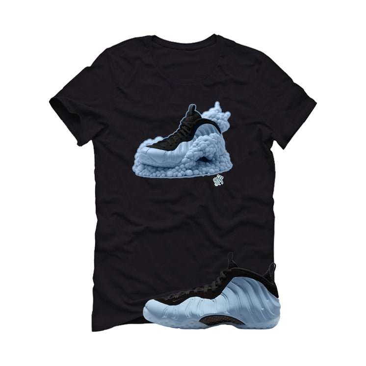 Nike Air Foamposite One Psychic Blue Black T-Shirt (Foamy Shoe)| illcurrency