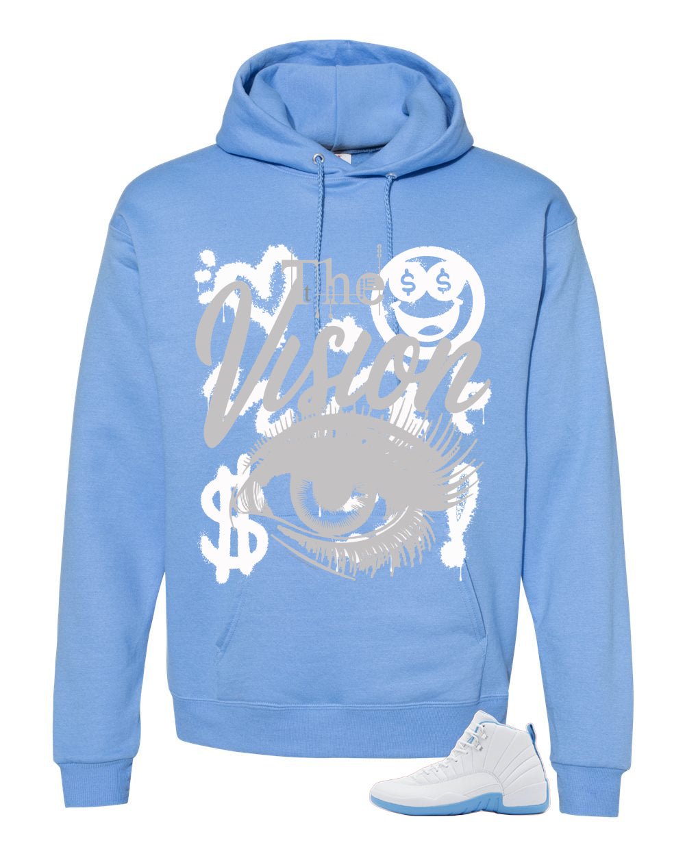 Air Jordan 12 Melo Carolina Blue T-Shirt (The Vision)| illcurrency