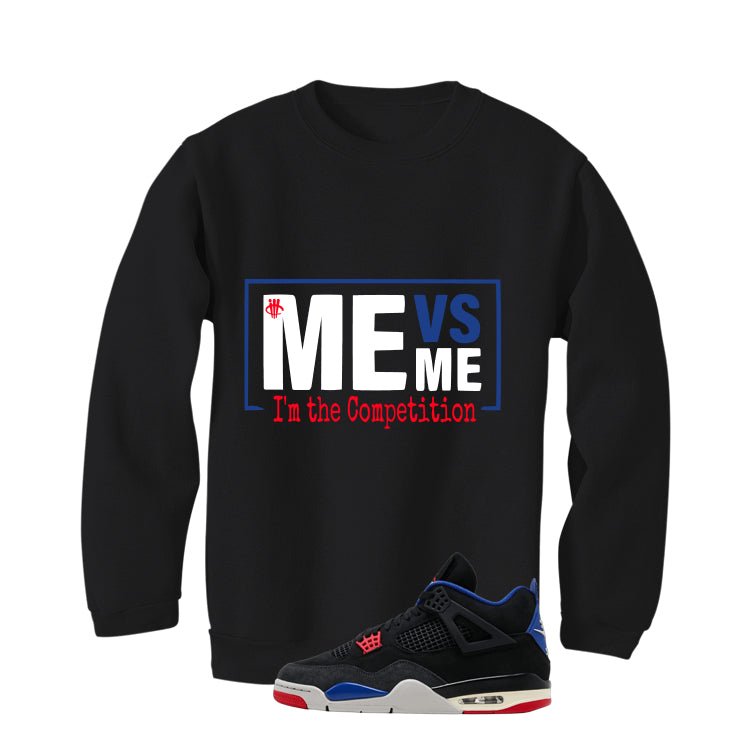 Air Jordan 4 Rare Air Black T-Shirt (Me Vs Me)| illcurrency