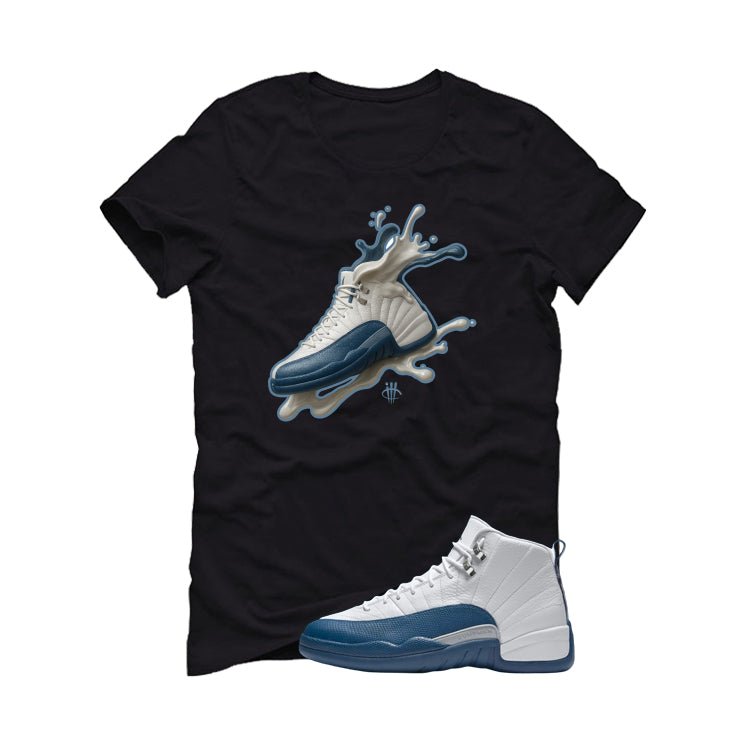 Air Jordan 12 French Blue Black T-Shirt (Splash Shoe)| illcurrency
