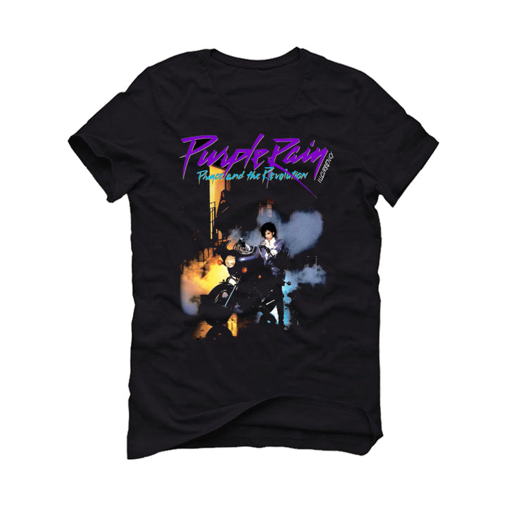 Air Jordan 6 Retro “Aqua” | illcurrency Black T-Shirt (Purple Rain)