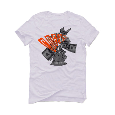 Air Jordan 12 “Brilliant Orange” | illcurrency White T-Shirt (CREAM)