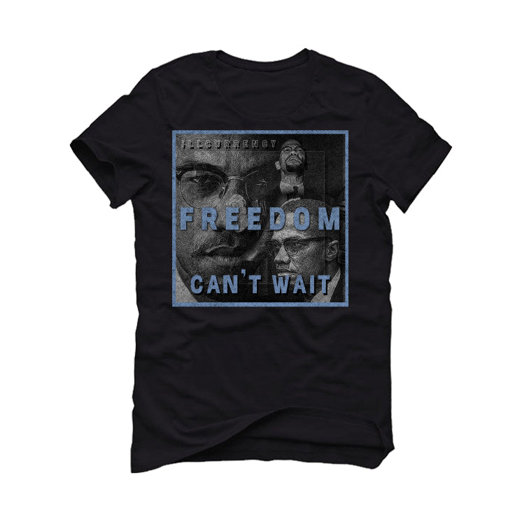 Air Jordan 7 “Chambray” Black T-Shirt (FREEDOM CAN'T WAIT)