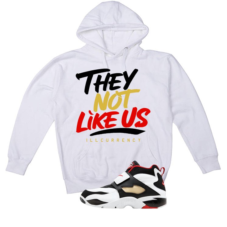 Nike Air Diamond Turf Falcons White T-Shirt (They not like us)| illcurrency