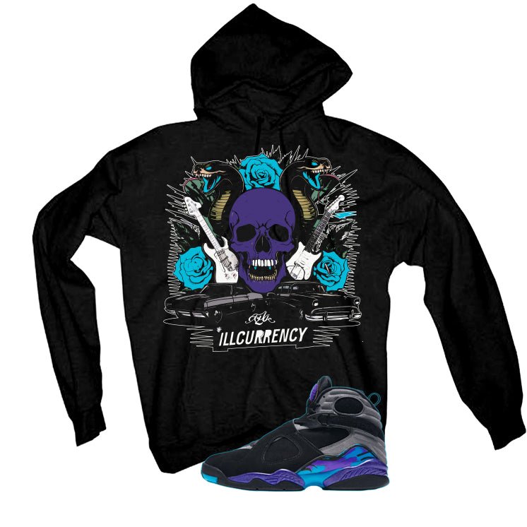 Air Jordan 8 OG Aqua Black T-Shirt (Vintage Illcurrency)| illcurrency
