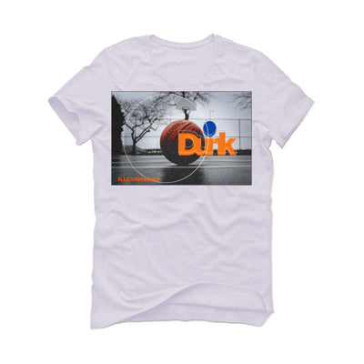 Nike Dunk Low "Knicks" | ILLCURRENCY White T-Shirt (DUNK BALL)