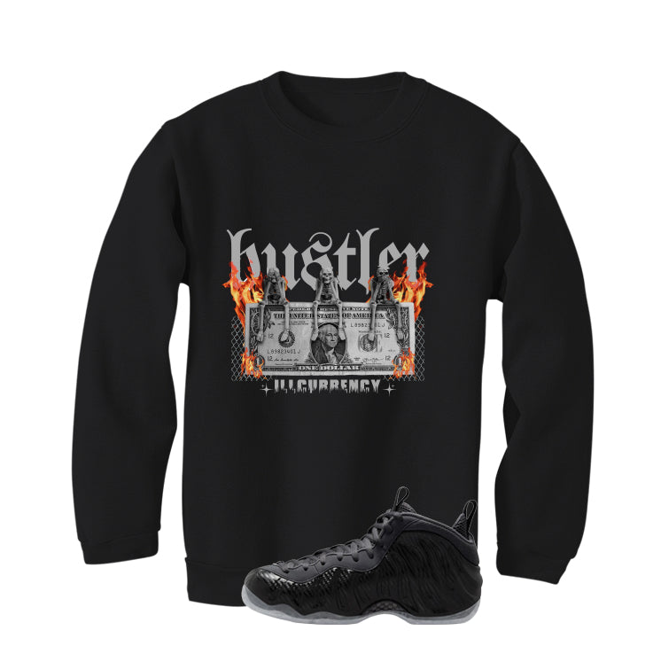 NIKE FOAMPOSITE ONE CARBON FIBER Matching T-Shirt, Sweatshirts & Hoodies Black T-Shirt (See No Evil Hustler)| illcurrency