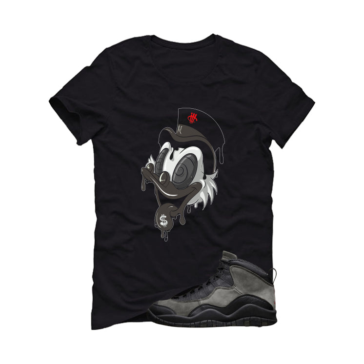 Air Jordan 10 Shadow Matching T-Shirt, Sweatshirts & Hoodies Black T-Shirt (Money Duck)| illcurrency