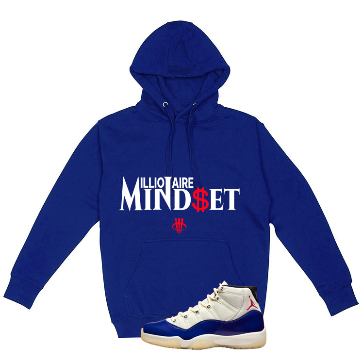 Air Jordan 11 Rare Air Matching T-Shirt, Sweatshirts & Hoodies Royal Blue T-Shirt (Millionaire Mindset)| illcurrency