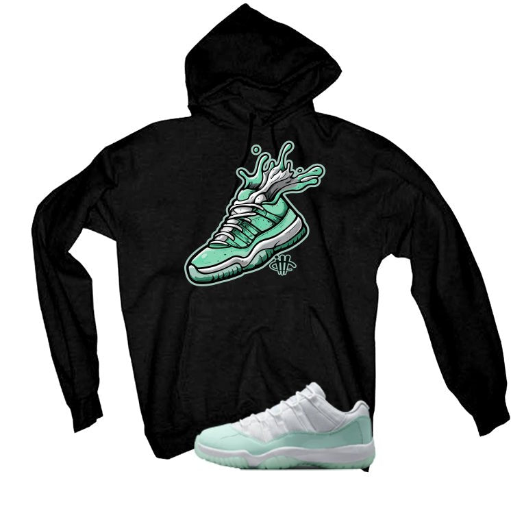 Air Jordan 11 Low WMNS Igloo Black T-Shirt (Splash Shoe)| illcurrency