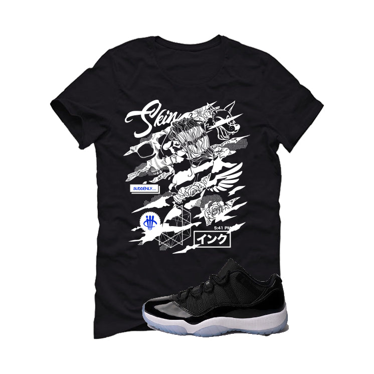 Air Jordan 11 Low “Space Jam” | illcurrency Black T-Shirt (SKIN AND INK)