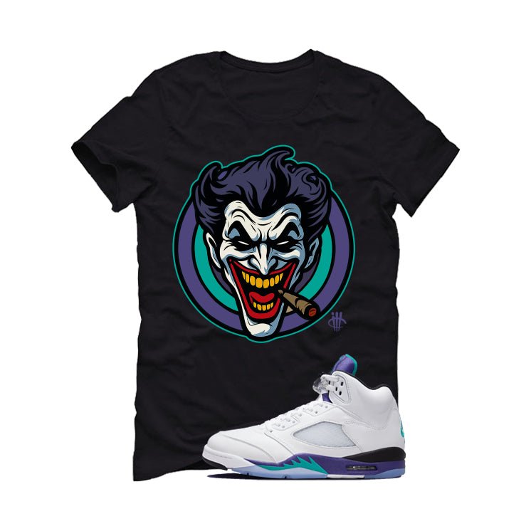 Air Jordan 5 OG Grape Black T-Shirt (Joke The Joker)| illcurrency