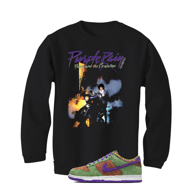 Nike Dunk Low “Veneer” | illcurrency Black T-Shirt (Purple Rain)