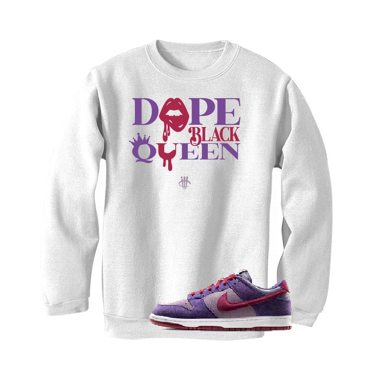 Nike Dunk Low “Plum” | illcurrency White T-Shirt (Dope Black Queen)