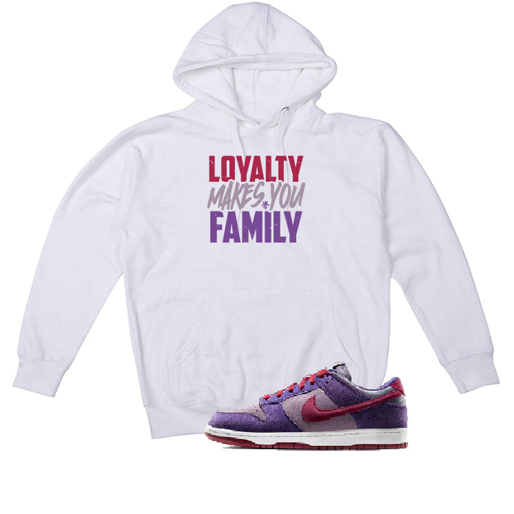 Nike Dunk Low “Plum” | illcurrency White T-Shirt (Loyalty)