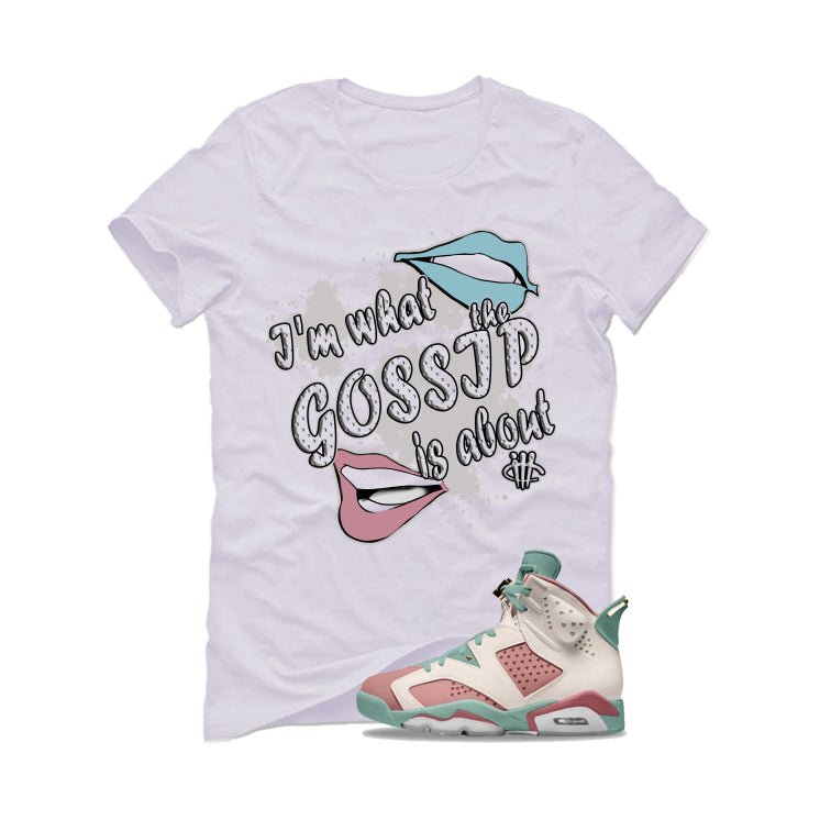 Air Jordan 6 Doernbecher White T-Shirt (Gossip)| illcurrency