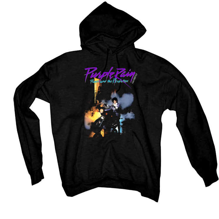 Air Jordan 6 Retro “Aqua” | illcurrency Black T-Shirt (Purple Rain)