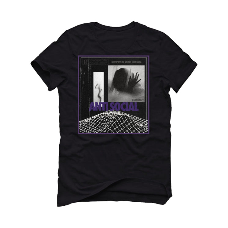 Nike SB Dunk Low “Court Purple” | illcurrency Black T-Shirt (ANTI SOCIAL)