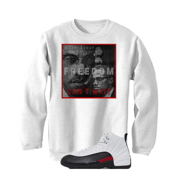 Air Jordan 12 “Red Taxi” | illcurrency White T-Shirt (FREEDOM)