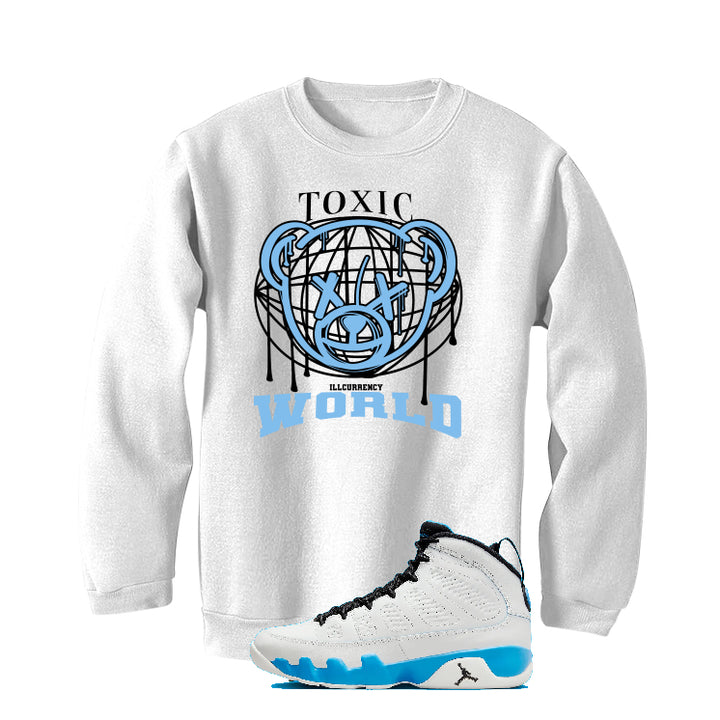 Air Jordan 9 “Powder Blue” | illcurrency White T-Shirt (Toxic World)