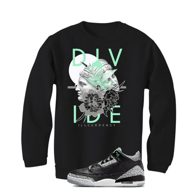 Air Jordan 3 “Green Glow” | illcurrency Black T-Shirt (Divide)