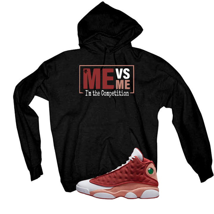 Air Jordan 13 Dune Red Black T-Shirt (Me vs Me)| illcurrency