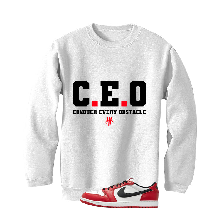 Air Jordan 1 Low OG Chicago Matching T-Shirt, Sweatshirts & Hoodies White T-Shirt (Ceo)| illcurrency