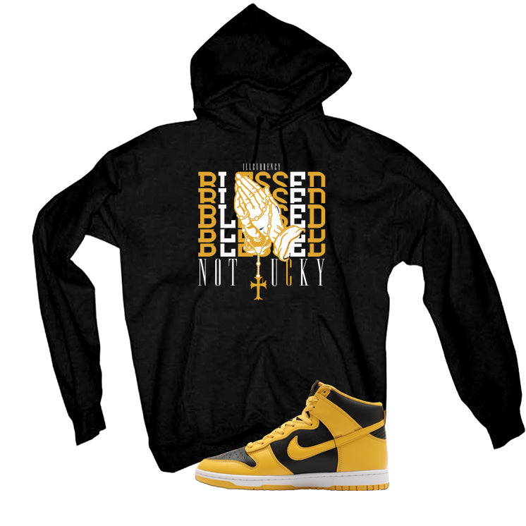 Nike Dunk High Wu-Tang Black T-Shirt (Blessed not lucky)| illcurrency