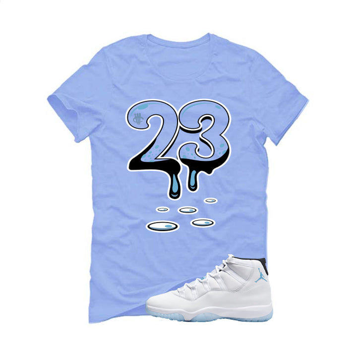 Air Jordan 11 Legend Blue Carolina Blue T-Shirt (23)| illcurrency