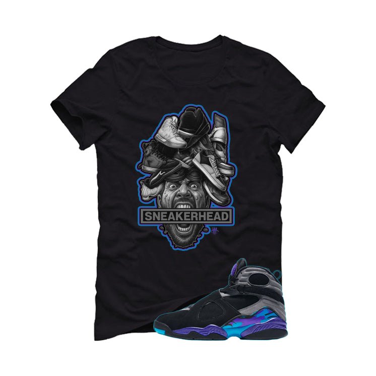 Air Jordan 8 OG Aqua Black T-Shirt (SneakerHead)| illcurrency