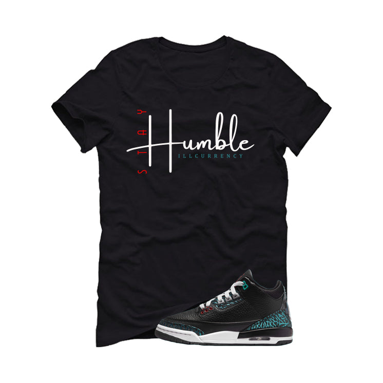 Air Jordan 3 GS Moto Black T-Shirt (Stay Humble)| illcurrency