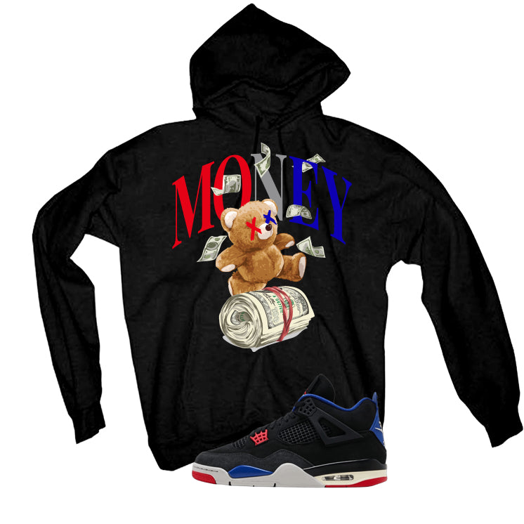 Air Jordan 4 Rare Air Black T-Shirt (Money Bear Team)| illcurrency