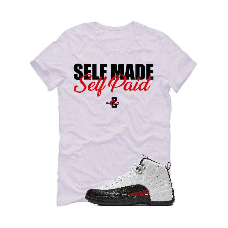 Air Jordan 12 “Red Taxi” | illcurrency White T-Shirt (Self Made Self Paid)