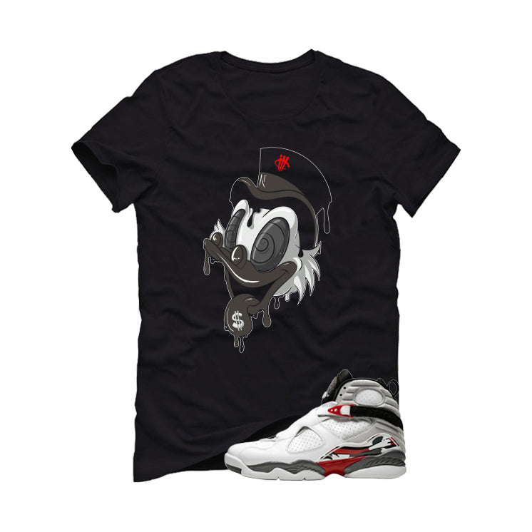Air Jordan 8 Bugs Bunny Matching T-Shirt, Sweatshirts & Hoodies Black T-Shirt (Money Duck)| illcurrency