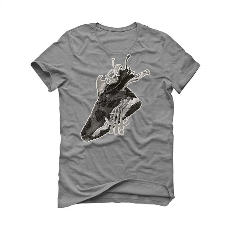 Air Jordan 8 Winter “Gunsmoke” | illcurrency Grey T-Shirt (SPLASH 8)