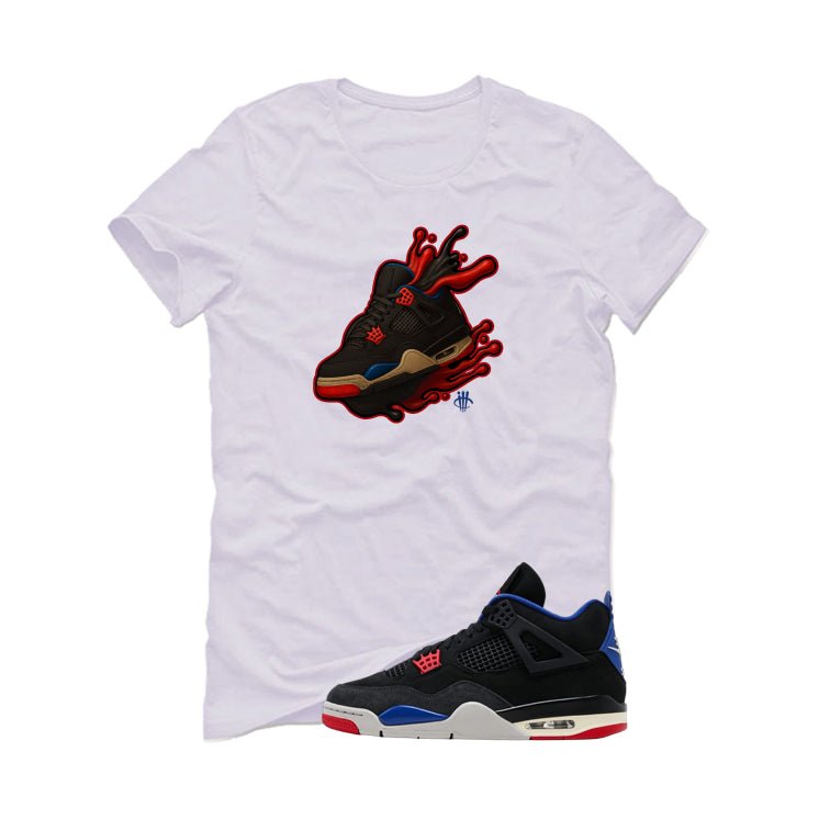 Air Jordan 4 Rare Air White T-Shirt (Splash Shoe)| illcurrency