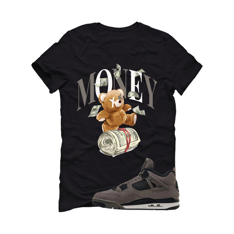 Air Jordan 4 Cave Stone Black T-Shirt (Money Bear Team)| illcurrency