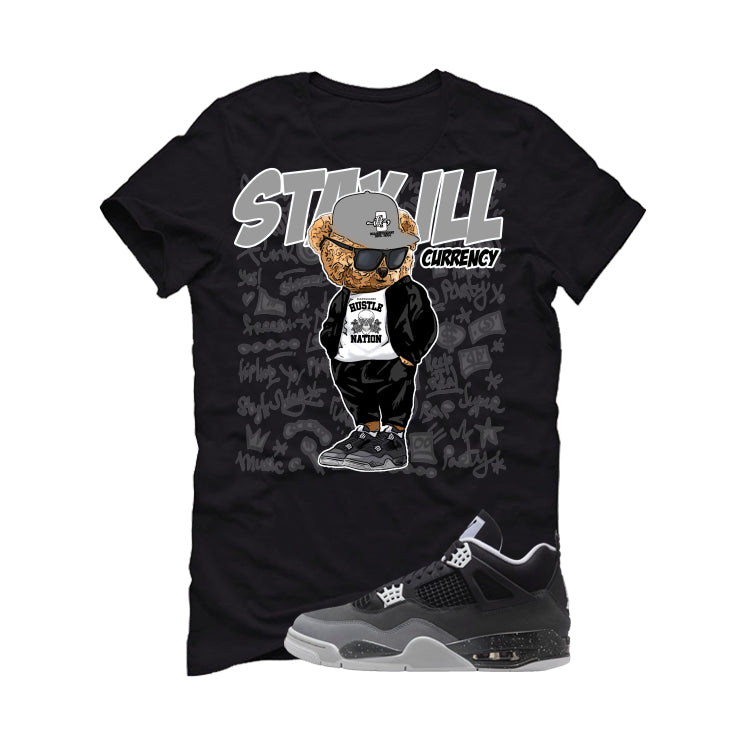 Air Jordan 4 Fear Pack Black T-Shirt (Stay ill Bear)| illcurrency