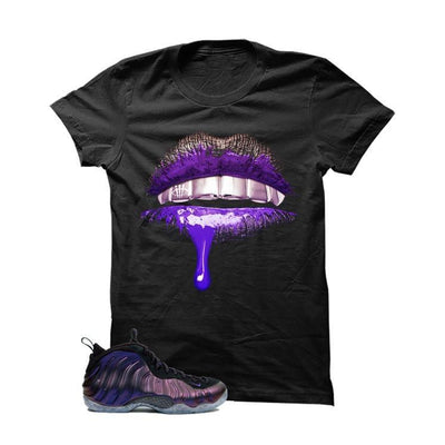 Nike Air Foamposite One “Eggplant” | illcurrency Black T-Shirt (Lips)