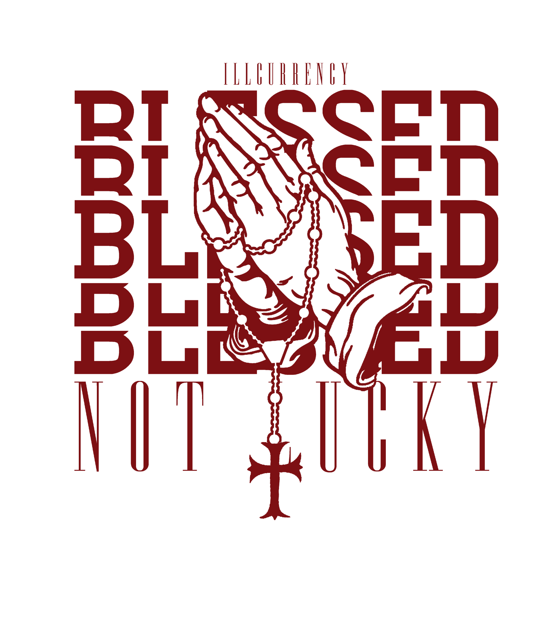 Air Jordan 1 High OG “Team Red” | illcurrency White T-Shirt (Blessed not lucky)