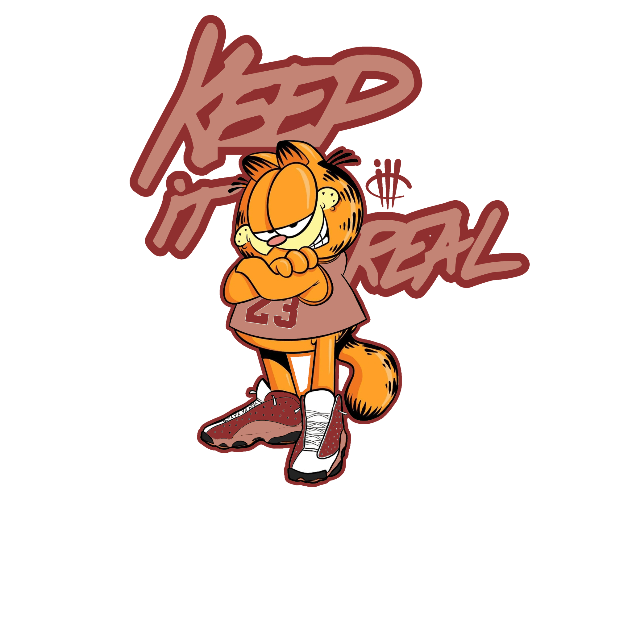 Air Jordan 13 Dune Red White T-Shirt (keeping it real)| illcurrency