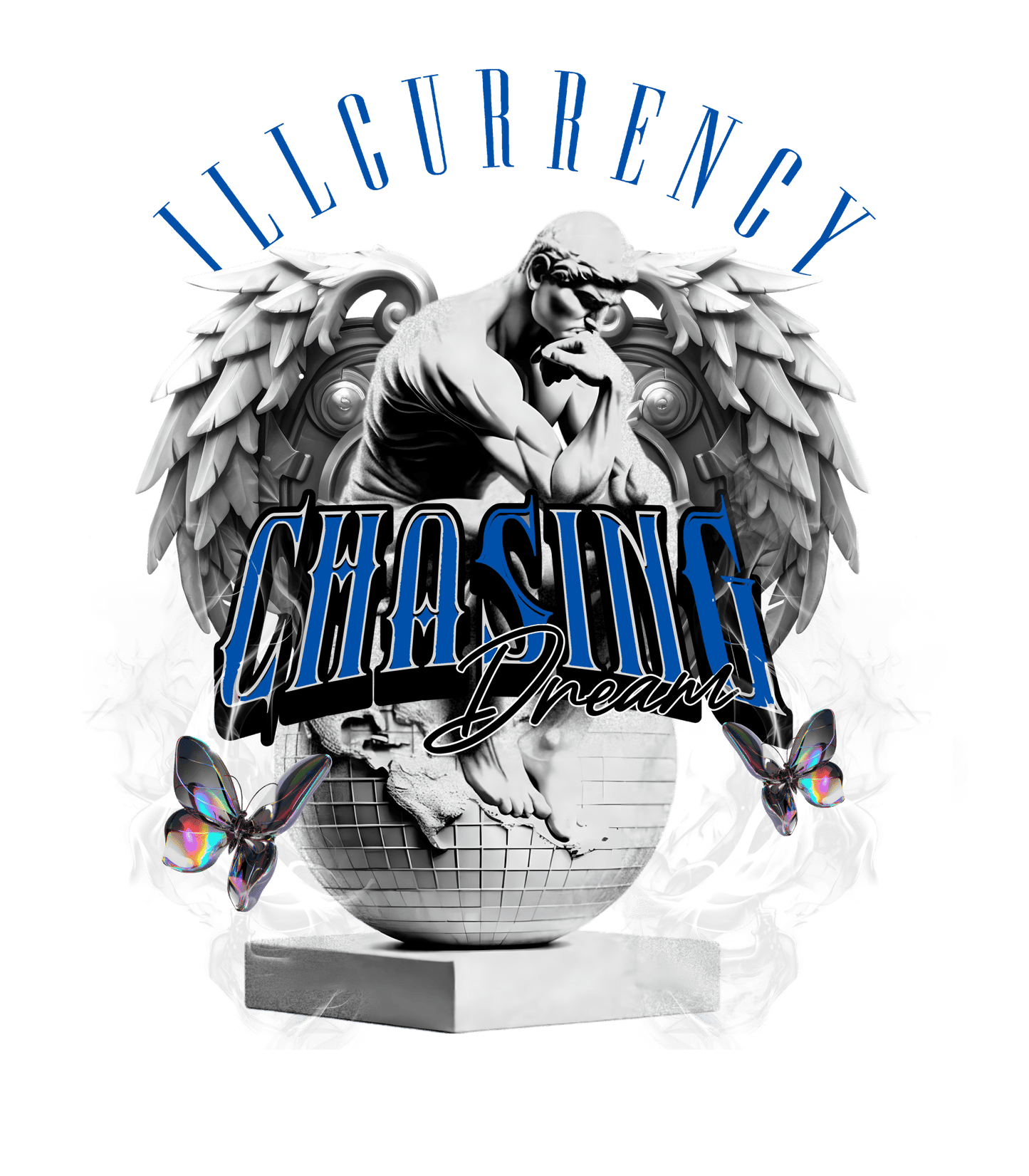 Air Jordan 12 Blueberry White T-Shirt (Chasing Dreams)| illcurrency