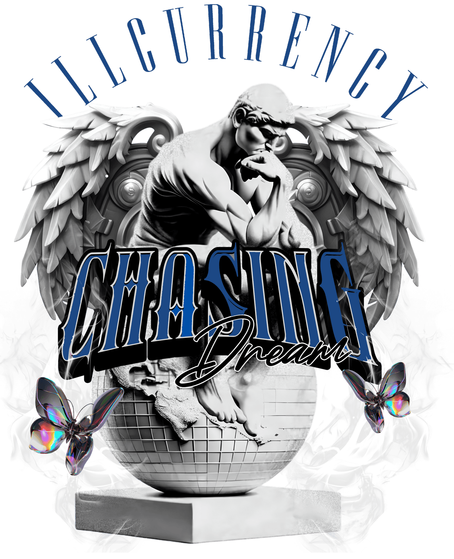 Air Jordan 1 Rare Air Deep Royal Blue Black T-Shirt (Chasing Dreams)| illcurrency