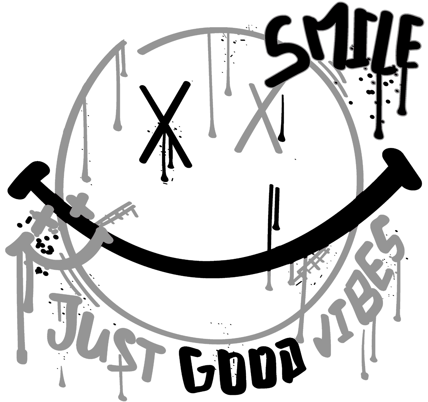 Air Jordan 10 OG Steel White T-Shirt (Smile)| illcurrency