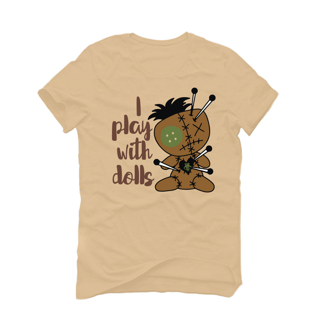 Zion Williamson x Air Jordan 1 Low OG “Voodoo” Tan T-Shirt (I Play With Dolls)