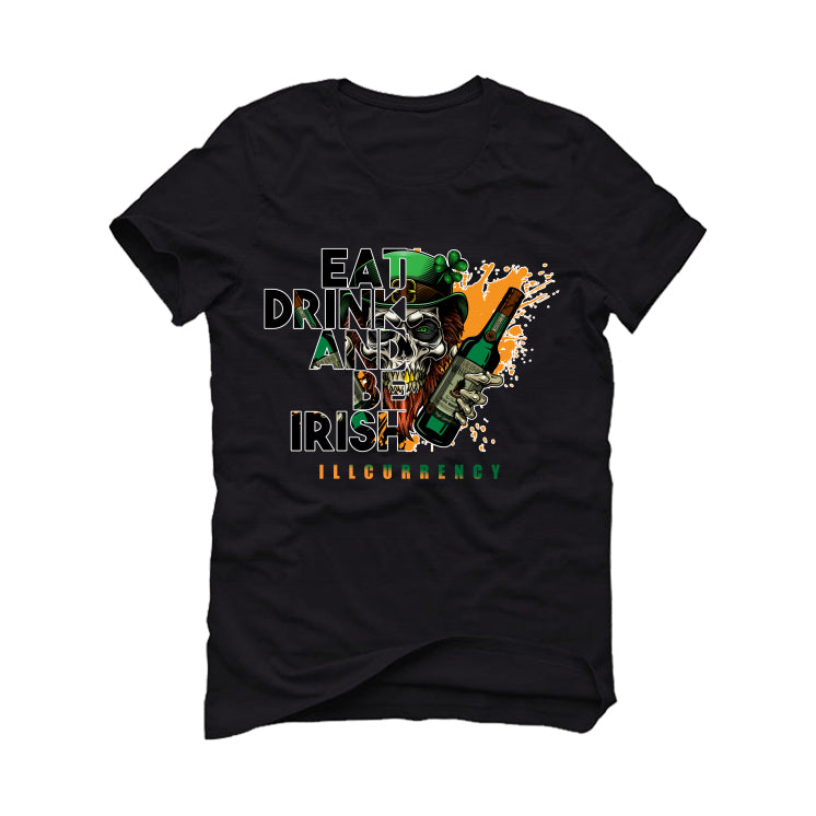 St. Pattys Collection Black T-Shirt (Eat drink)