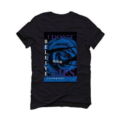 UNDEFEATED x Nike Dunk Low “Dunk vs AF-1” Black T-Shirt (I DON'T BELIEVE YOUR LIES) - illCurrency Sneaker Matching Apparel